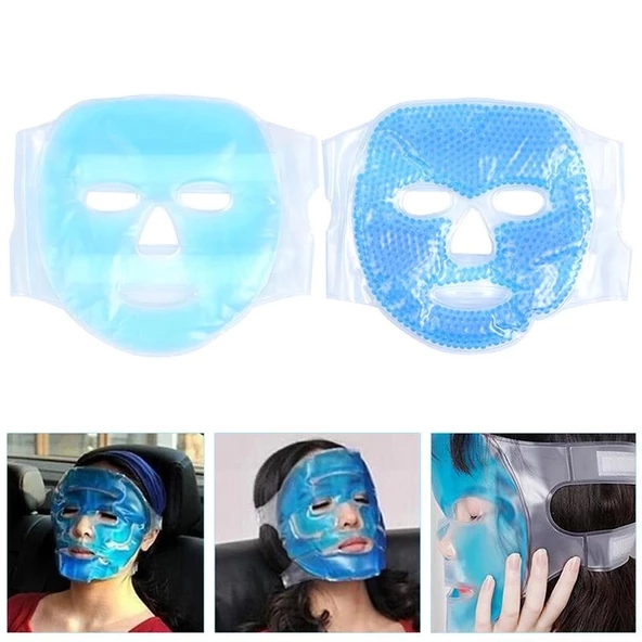 Jel Buz Paketi Soğutma Yüz Maskesi Baş Ağrısı Yastık Rahatlatıcı Kozmetik Maske - 2