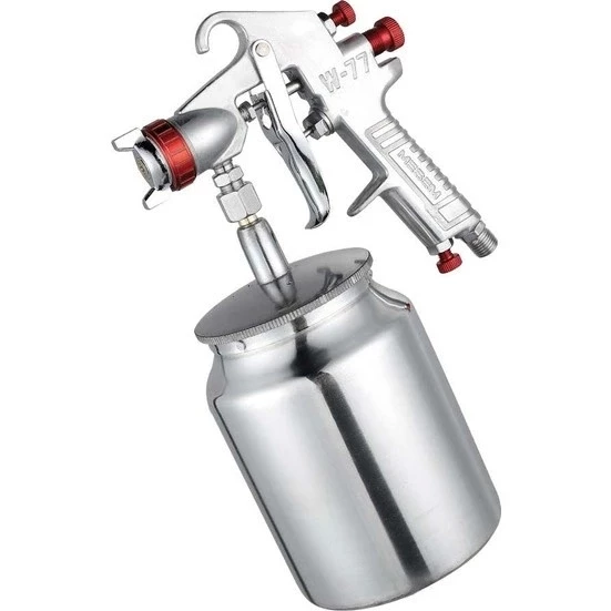 W-77g Havalı Alttan Depolu Boya Fıskiyesi Aparatı 1.8mm - 3