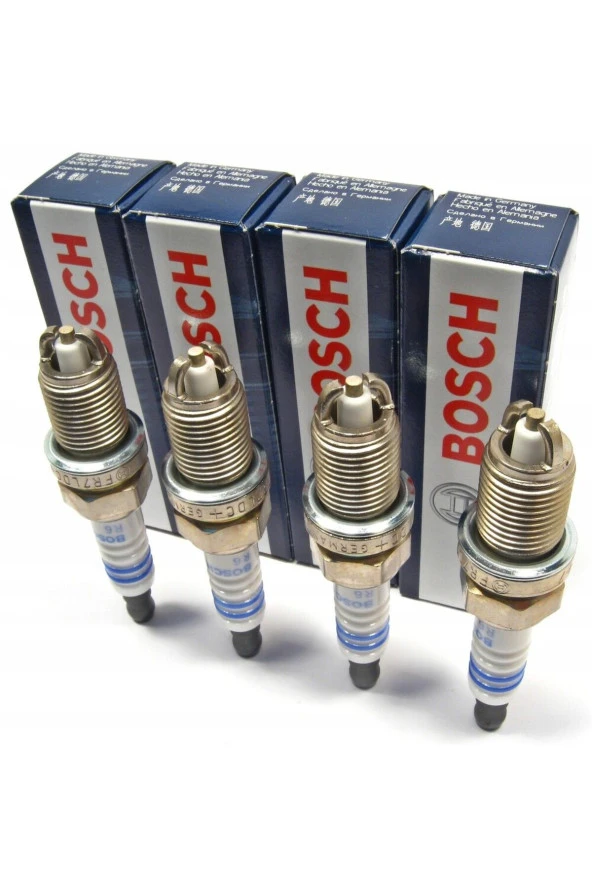 Bosch Vokswagen Bora 1.6 Bosch ÇİFT TIRNAK Buji Takımı  1998 1999 2000 2001 2002 2003 2004 2005 - Resim 2