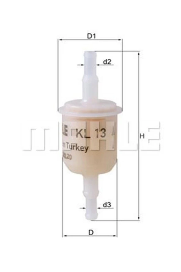 Mahle Kl13of Unıversal Benzin Filtresi Tofas V.b 13321278272 82425649 (WE664836)