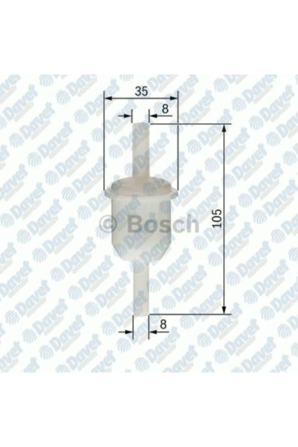 Bosch Yakıt Fıltresı Benzın Seffaf Unıversal Uyumlu - 2