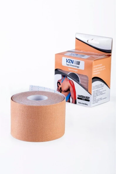 Vzn Kinesiology Ağrı Bandı 5 Cm X 5 Metre Kırmızı - 4