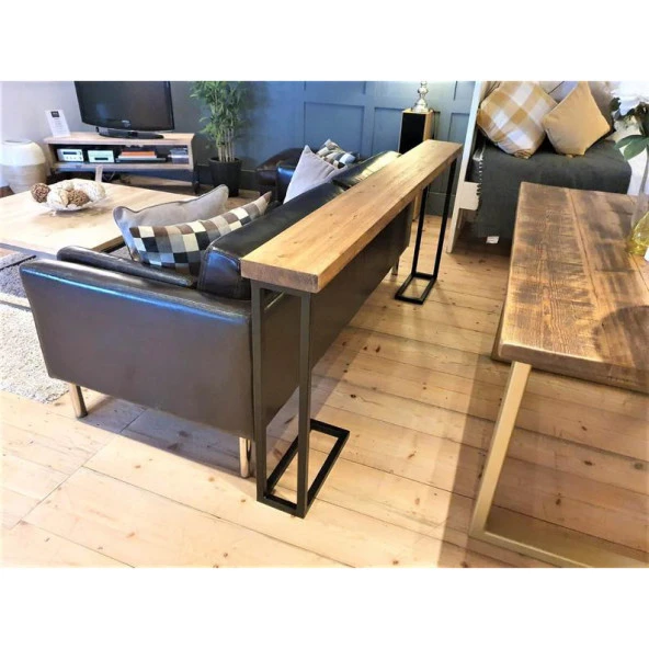 Koltuk Arkası Dresuar Modern Tasarım Ahşaplı Dresuar ürün görseli 1