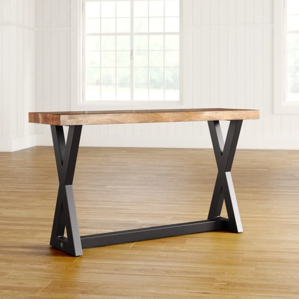 Tasarım Dresuar Ahşaplı Metal Ayaklı Dresuar Antre Dresuar - Resim 6