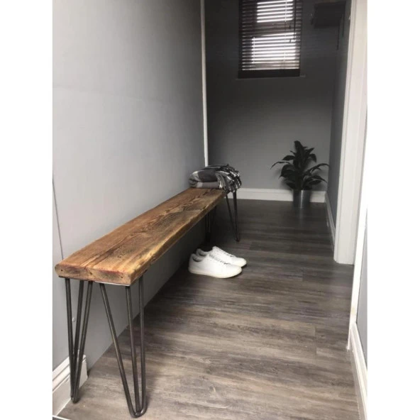 Küçük Dresuar Retro Tasarım Ahşaplı Dresuar - Resim 4