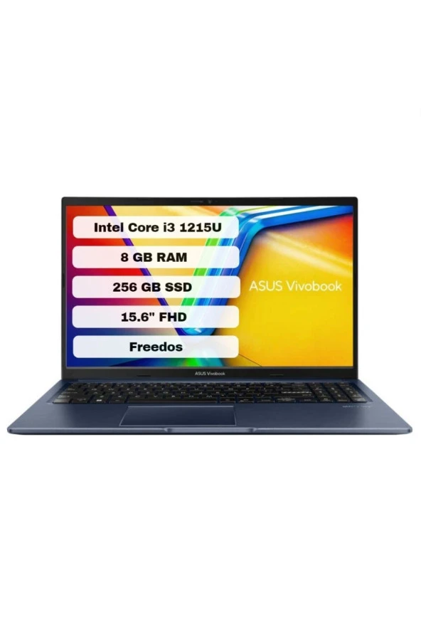 Asus Vivobook 15 X1502ZA-EJ1645 Intel Core i3 1215U 8GB 256GB SSD Freedos 15.6" FHD Bilgisayar