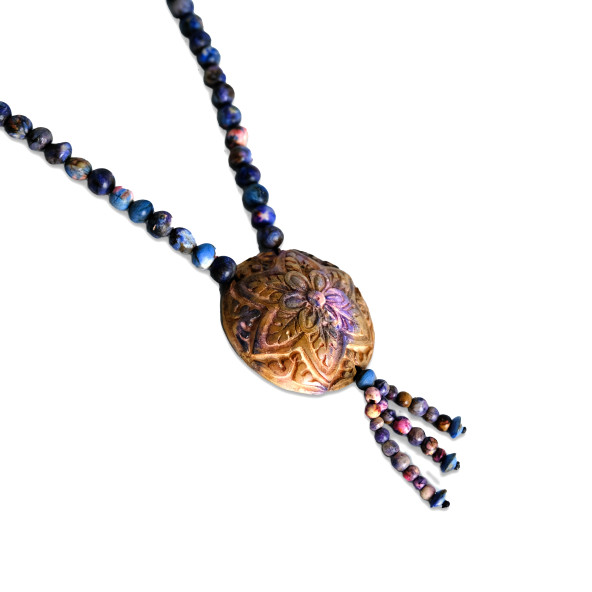 Lületaşı Ebruli Kolye - 2