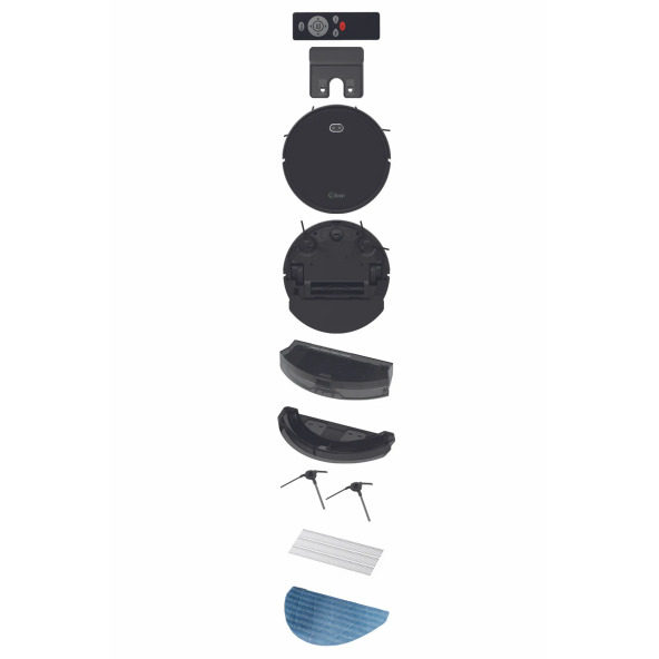 Kiwi Akıllı Robot Süpürge Islak Kuru Robot Vacuum Mop Kvc-4090 - 6