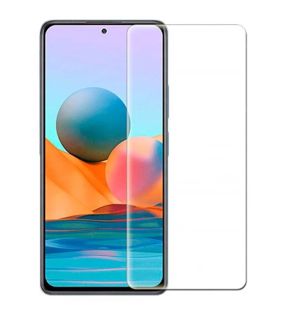 Tonex Redmi 10 Uyumlu  Temperli cam 9H sertlik 2.5D Ekran koruyucu