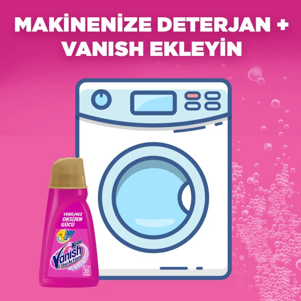 Vanish Kosla Oxi Action Gold Sıvı Leke Çıkarıcı 2 x 1 L - 6
