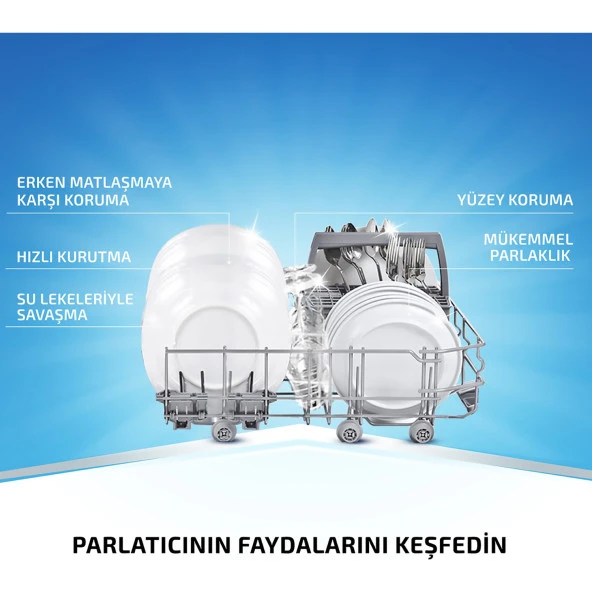 Finish Bulaşık Makinesi Parlatıcı 800 ml x 4 Adet - 3