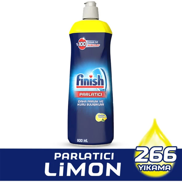 Finish Bulaşık Makinesi Parlatıcı Limon 800 ml - 2