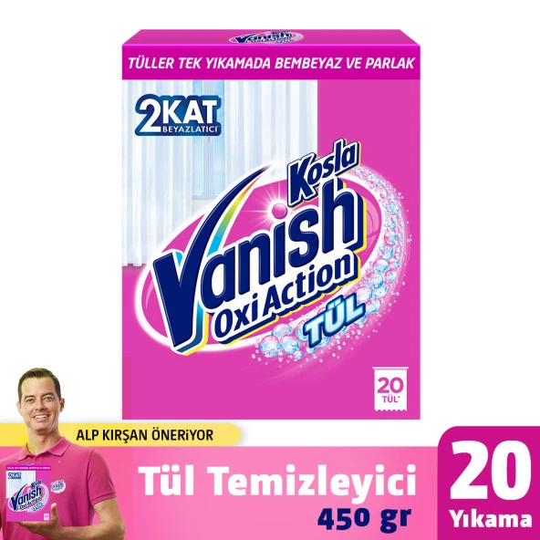 Vanish Kosla Tül Temizleyici 2'li Toz 450gr + Parlatıcı 450ml - 3