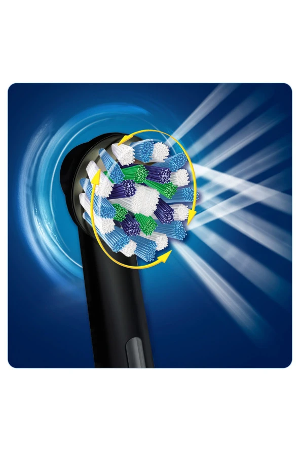 Oral-B Diş Fırçası Yedek Başlığı Cross Action Siyah 4 Adet - 4