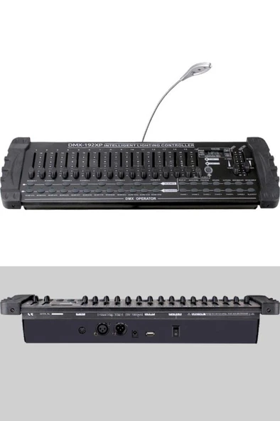 Quenlite DMX-192XP Işık Kontrol Mikseri Masası Led Aydınlatmalı 384 Kanal ürün görseli 1
