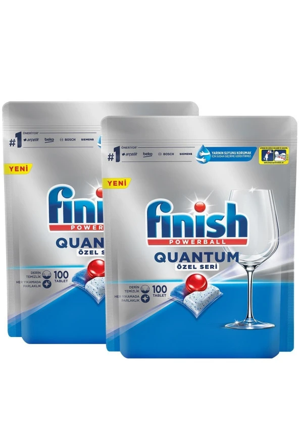 Finish Quantum Özel Seri 200 Kapsül Bulaşık Makinesi Deterjanı Tableti - 2