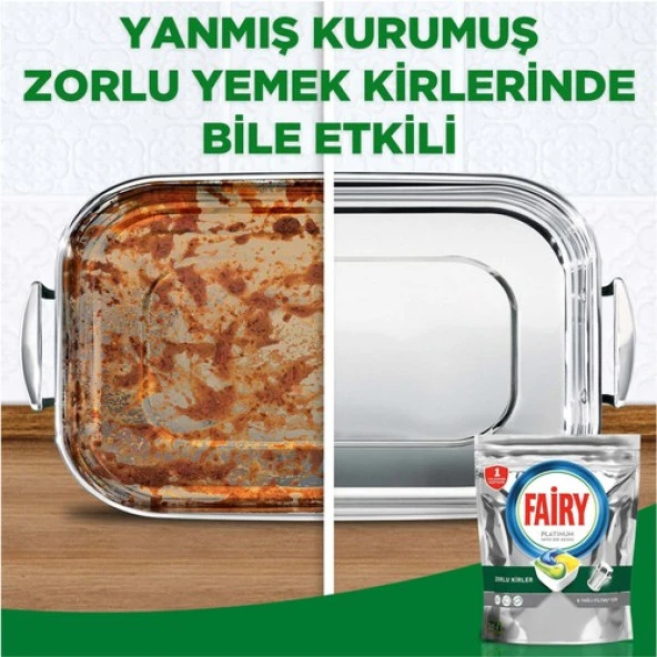 Fairy Platinum Bulaşık Makinesi Deterjanı Kapsülü Limon Kokulu 65 Yıkama - 4