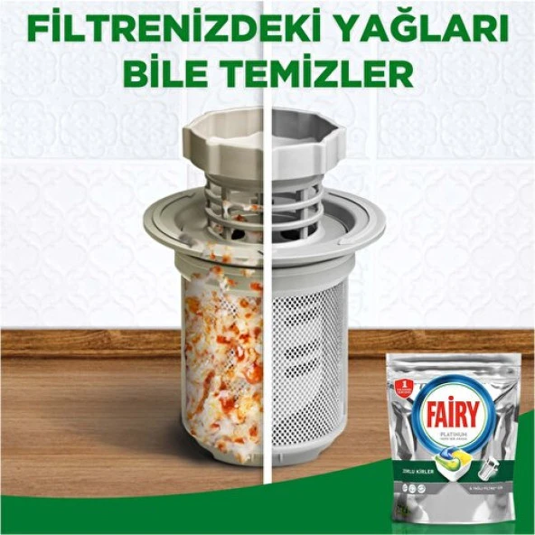 Fairy Platinum Bulaşık Makinesi Deterjanı Kapsülü Limon Kokulu 65 Yıkama - 5