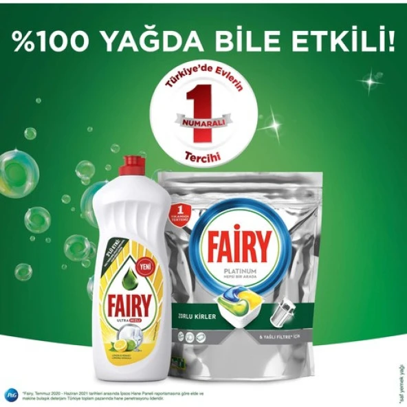 Fairy Platinum Bulaşık Makinesi Deterjanı Kapsülü Limon Kokulu 65 Yıkama - 10