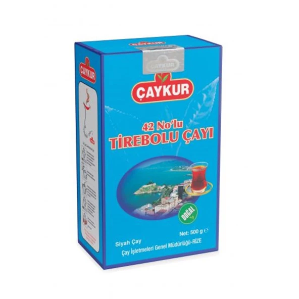 Çaykur 42'Nolu Tirebolu Çayı 500 Gr 15 Adet (1 Koli)