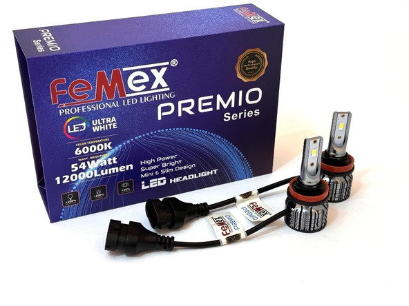 Toyota Auris (2006-2011) Led Xenon Kısa Far Ampulu FEMEX Premio H11 Yeni - 3