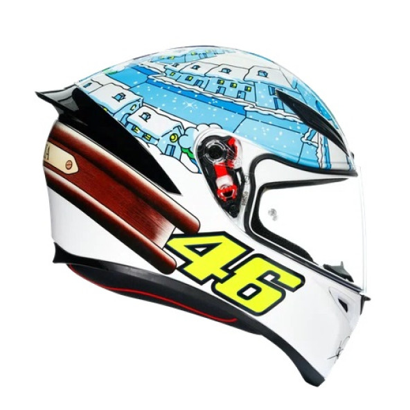 AGV K1 Superior Tam Yüz Kask Rossi Kış Testi 2017 Boyut ML - 2