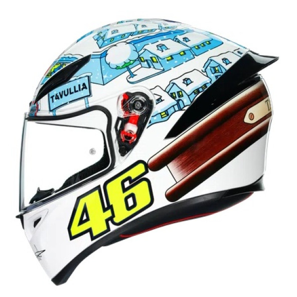 AGV K1 Superior Tam Yüz Kask Rossi Kış Testi 2017 Boyut ML - 3