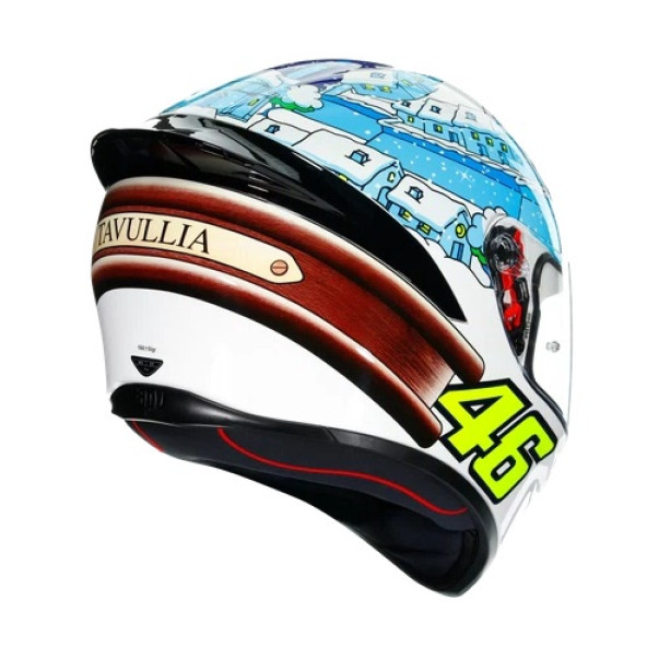 AGV K1 Superior Tam Yüz Kask Rossi Kış Testi 2017 Boyut ML - 5