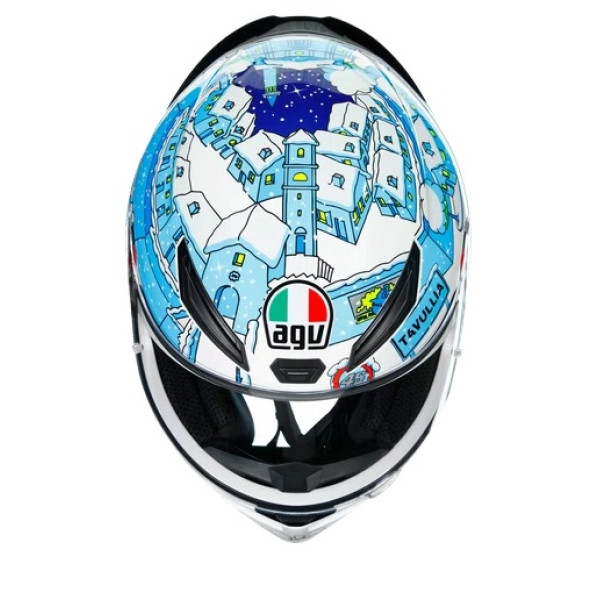 AGV K1 Superior Tam Yüz Kask Rossi Kış Testi 2017 Boyut ML - 6