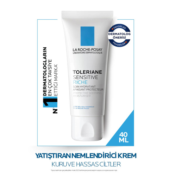 La Roche Posay Toleriane Sensitive Rich Nemlendirici Yüz Kremi 40 ml