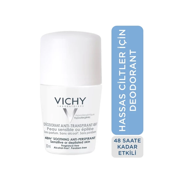 VichyDeodorant AntiTranspirant 48H 50 Ml-TerlemeKarşıtı Deodorant