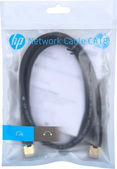 HP DHC-CAT8  F/ftp 40GBPS RJ45 Network Kablosu 1 Metre - 4