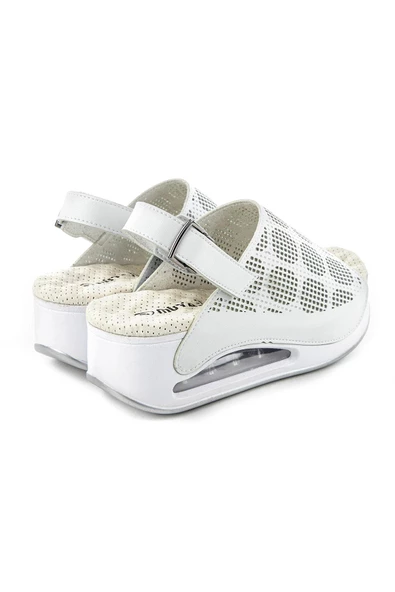 Muya Jambe Anatomik Air Max Tabanlı Topuk Dikeni Kadın Sandalet - 8