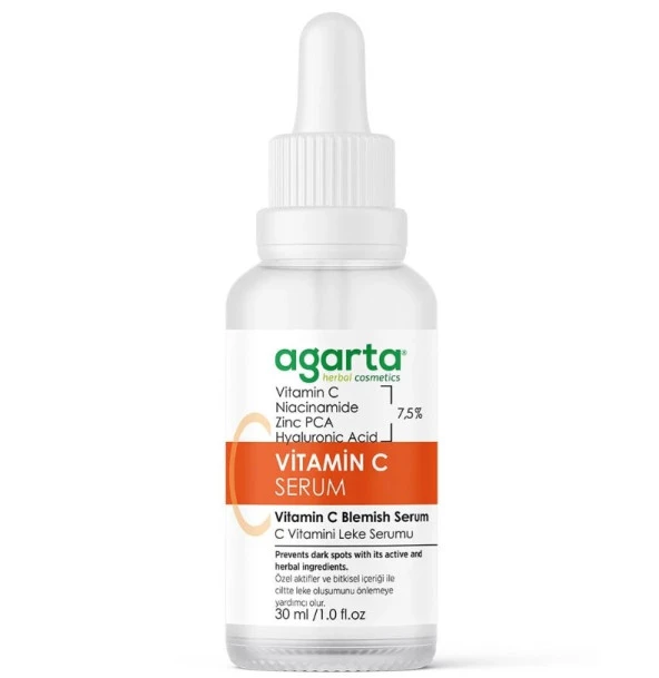 Agarta Aydınlatıcı & Koyu Leke Karşıtı C Vitamini Serum 30 Ml 8699943342494