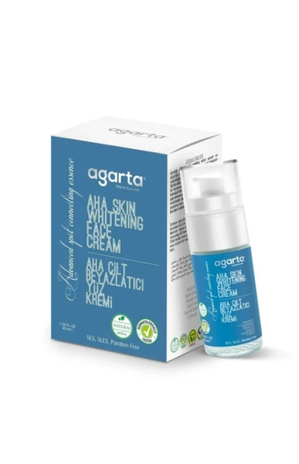 Agarta Doğal Aha Beyazlatıcı Yüz Kremi 40 Ml 8699943340711