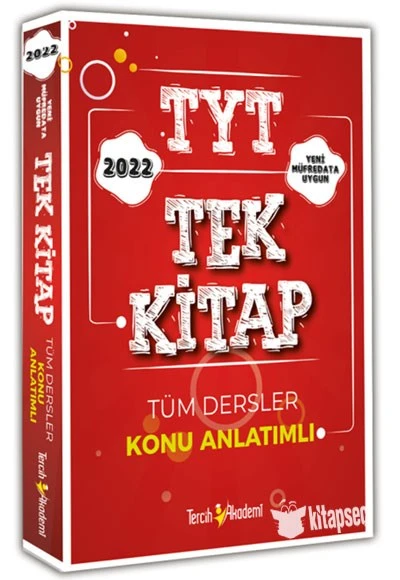 TYT Tüm Dersler Konu Anlatımı Tercih Akademi Yayınları
