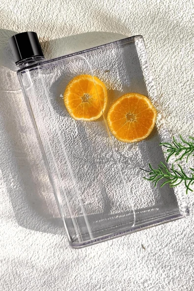 Perotti Sahara A5 MEMO 450ml Bottle Motivasyonel Su Matarası Notebook Sporcu Suluk Su Şişesi ürün görseli