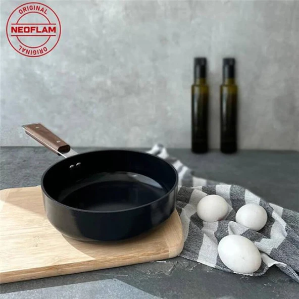 Neoflam Bien Alüminyum Döküm Wok Tava Siyah 20cm - 2