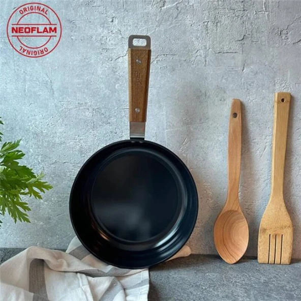 Neoflam Bien Alüminyum Döküm Wok Tava Siyah 20cm - 3
