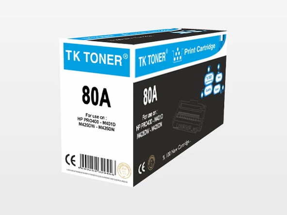 Seclife HP TK-280A - Pro400 - M401D - M425DW - M425DN Siyah Toner