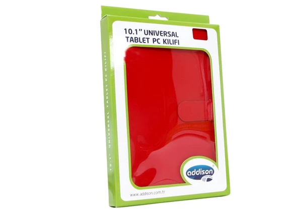 ADDISON IP-310 KIRMIZI 10.1'' ÜNİVERSAL STANDLI TABLET PC KILIFI