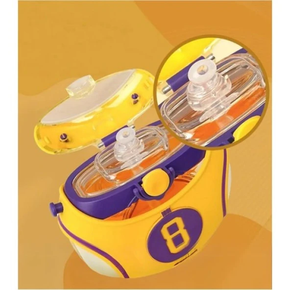 Coco Smile Vagonlife Cocosmile CS 00008 Sarı 630 ml Straw Basketball Tritan Matara - 2