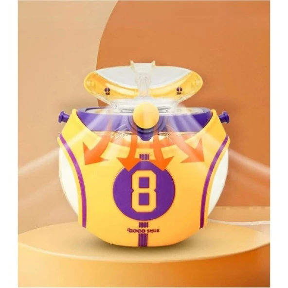 Coco Smile Vagonlife Cocosmile CS 00008 Sarı 630 ml Straw Basketball Tritan Matara - 3