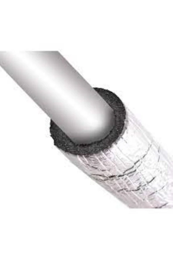 Ygt Ambalaj 4 metre 35/10 mm Polietilen Alüminyum Folyolu İzole Boru (2 Metre 2 Adet) - 3
