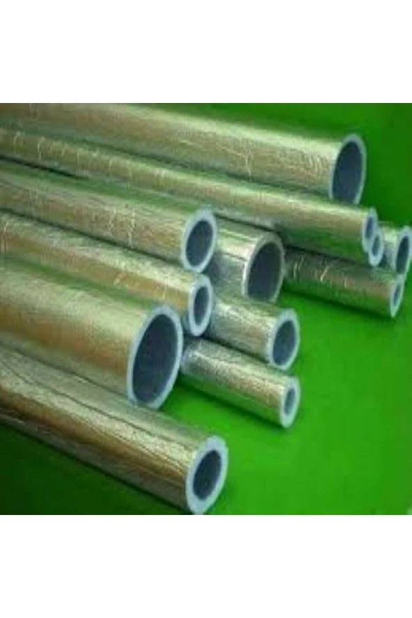 Ygt Ambalaj 4 metre 35/10 mm Polietilen Alüminyum Folyolu İzole Boru (2 Metre 2 Adet) - 5