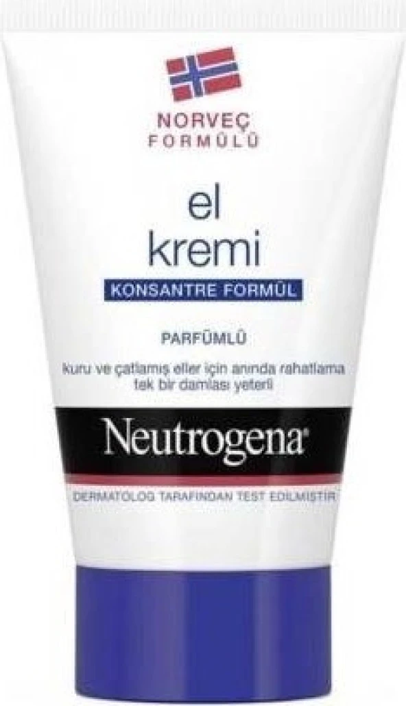 Neutrogena Konsantre Formüllü Parfümlü El Kremi 50 ml 2 Adet