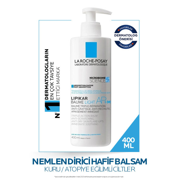 La Roche-Posay Lipikar Baume Light AP+M 400 ml