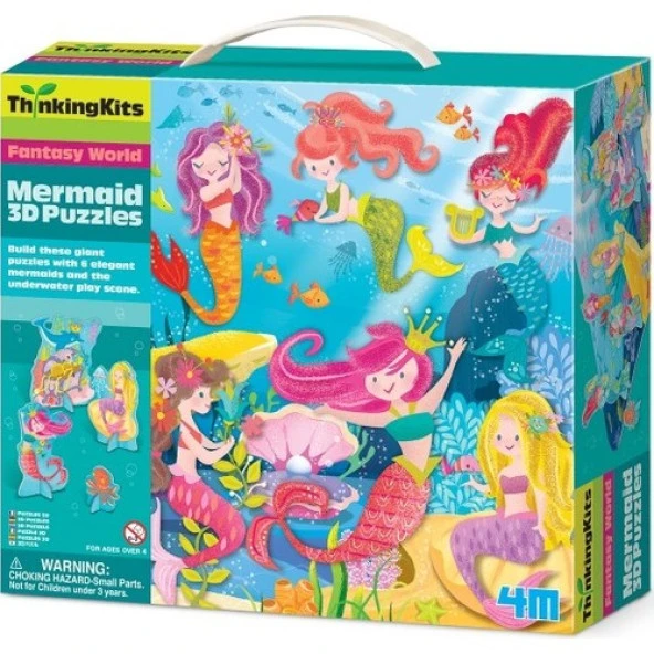 Puzzles Mermaid 3D / 3 Boyutlu Yapboz Denizkızı