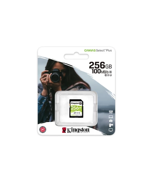 Kingston 256GB SDXC Canvas Select Plus 1 - 3
