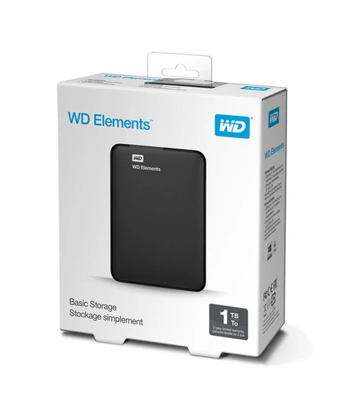 Western Elements USB 3.0 2.5" 1TB Taşınabilir Disk Siyah - 7